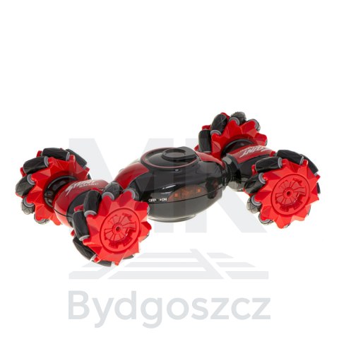 Samochód zdalnie sterowany na pilota RC Speed Pioneer Stunt Car 360 czerwony Samochód zdalnie sterowany na pilota RC Speed Pioneer Stunt Car 360 czerwony