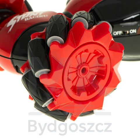 Samochód zdalnie sterowany na pilota RC Speed Pioneer Stunt Car 360 czerwony Samochód zdalnie sterowany na pilota RC Speed Pioneer Stunt Car 360 czerwony