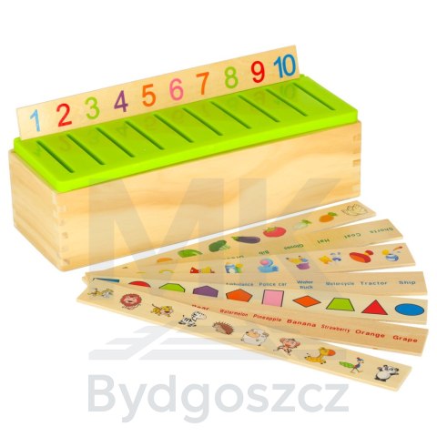 Sorter drewniany układanka logiczna dopasuj obrazki Sorter drewniany układanka logiczna dopasuj obrazki