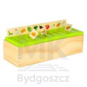 Sorter drewniany układanka logiczna dopasuj obrazki