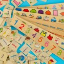 Sorter drewniany układanka logiczna dopasuj obrazki