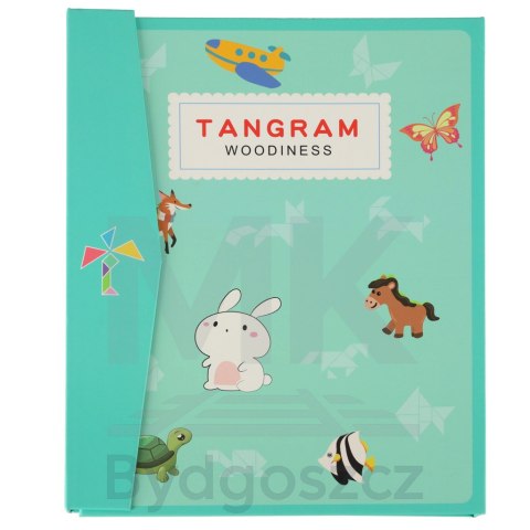 Tangram książeczka magnetyczna układanka montessori klocki gra logiczna 3D Tangram książeczka magnetyczna układanka montessori klocki gra logiczna 3D