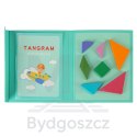 Tangram książeczka magnetyczna układanka montessori klocki gra logiczna 3D