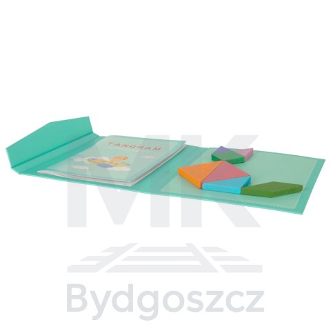 Tangram książeczka magnetyczna układanka montessori klocki gra logiczna 3D Tangram książeczka magnetyczna układanka montessori klocki gra logiczna 3D