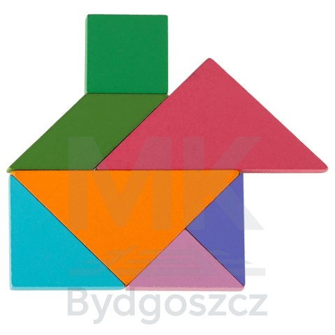 Tangram książeczka magnetyczna układanka montessori klocki gra logiczna 3D Tangram książeczka magnetyczna układanka montessori klocki gra logiczna 3D