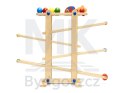 Tor kulkowy drewniany kulodrom montessori XXL