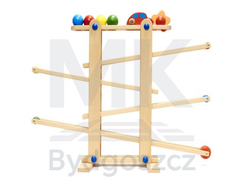 Tor kulkowy drewniany kulodrom montessori XXL Tor kulkowy drewniany kulodrom montessori XXL