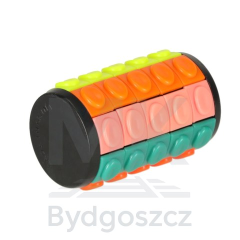 Układanka logiczna łamigłówka walec obrotowy 5 rzędów Układanka logiczna łamigłówka walec obrotowy 5 rzędów