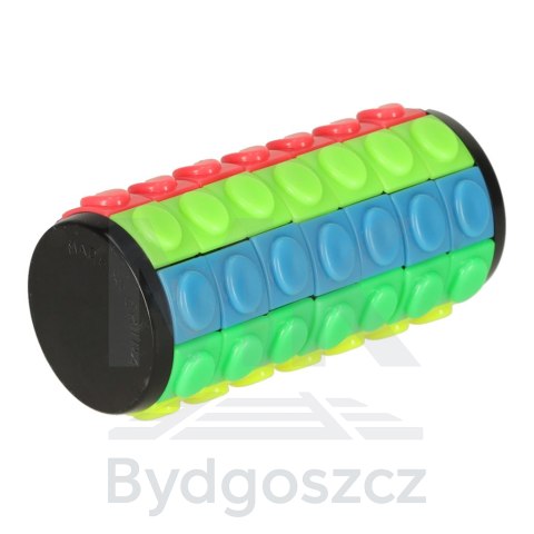 Układanka logiczna łamigłówka walec obrotowy 7 rzędów Układanka logiczna łamigłówka walec obrotowy 7 rzędów