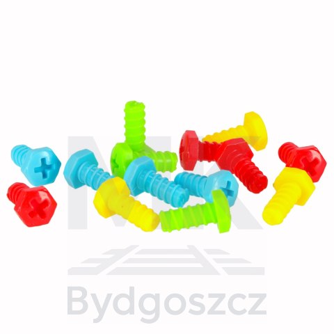 Wkrętarka wiertarka śrubki klocki konstrukcyjne zestaw majsterkowicza walizka 258 elementów Wkrętarka wiertarka śrubki klocki konstrukcyjne zestaw majsterkowicza walizka 258 elementów