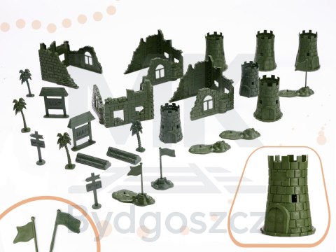 Żołnierzyki baza wojskowa figurki zestaw 114el. Żołnierzyki baza wojskowa figurki zestaw 114el.