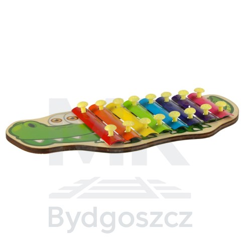 Cymbałki drewniane kolorowe dla dzieci szkolne edukacyjne pałki pałeczki krokodyl Cymbałki drewniane kolorowe dla dzieci szkolne edukacyjne pałki pałeczki krokodyl