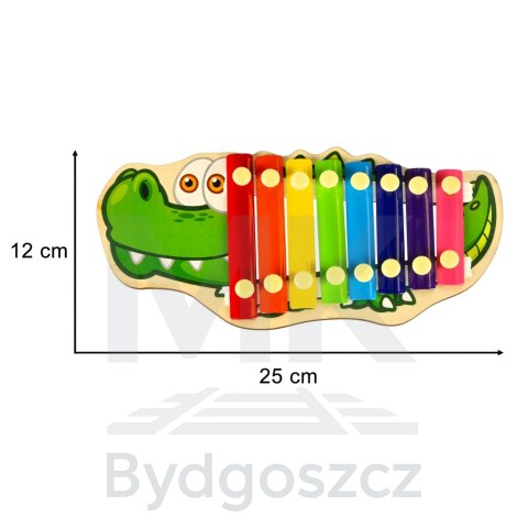 Cymbałki drewniane kolorowe dla dzieci szkolne edukacyjne pałki pałeczki krokodyl Cymbałki drewniane kolorowe dla dzieci szkolne edukacyjne pałki pałeczki krokodyl