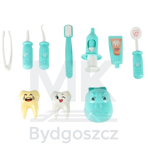 Dentysta zestaw lekarski hipopotam niebieski Dentysta zestaw lekarski hipopotam niebieski