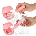 Dentysta zestaw lekarski hipopotam różowy