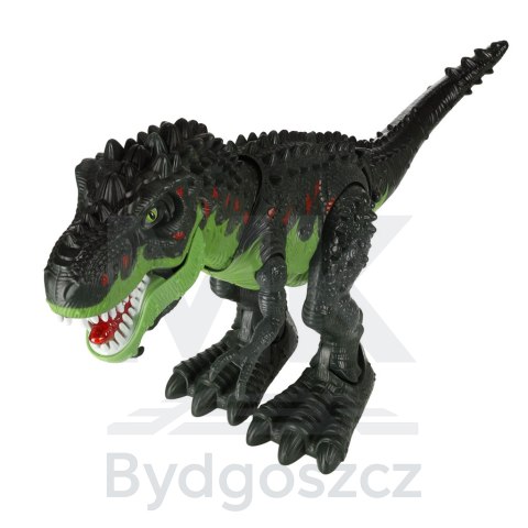Dinozaur T-REX elektroniczny chodzi ryczy zielony Dinozaur T-REX elektroniczny chodzi ryczy zielony