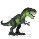 Dinozaur T-REX elektroniczny chodzi ryczy zielony