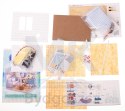 Domek dla lalek drewniany pokój dzienny model do złożenia LED DIY 3016 15,02cm