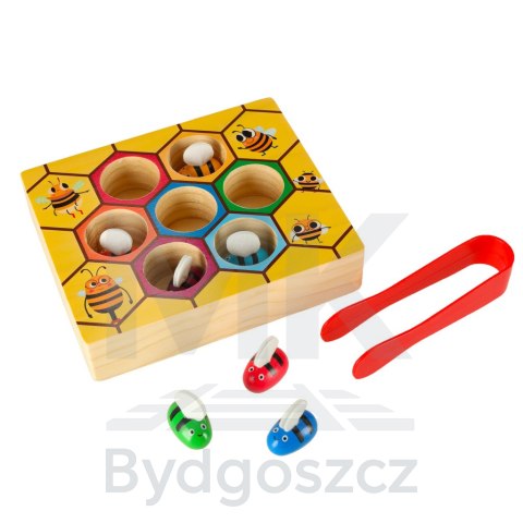 Gra edukacyjna plaster miodu pszczółki montessori Gra edukacyjna plaster miodu pszczółki montessori