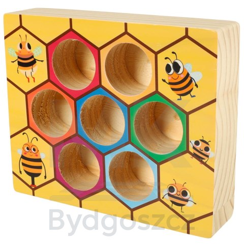Gra edukacyjna plaster miodu pszczółki montessori Gra edukacyjna plaster miodu pszczółki montessori