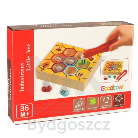 Gra edukacyjna plaster miodu pszczółki montessori Gra edukacyjna plaster miodu pszczółki montessori