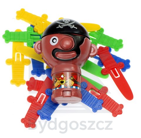 Gra zręcznościowa Szalony Pirat w beczce Ukłuj pirata 9 x 9 x 12,5 cm Gra zręcznościowa Szalony Pirat w beczce Ukłuj pirata 9 x 9 x 12,5 cm