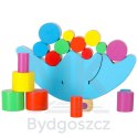 Gra zręcznościowa montessori układanka balansująca klocki drewniane księżyc