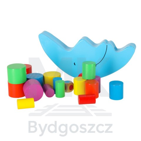 Gra zręcznościowa montessori układanka balansująca klocki drewniane księżyc Gra zręcznościowa montessori układanka balansująca klocki drewniane księżyc