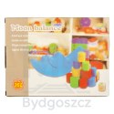 Gra zręcznościowa montessori układanka balansująca klocki drewniane księżyc