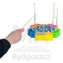 Gra zręcznościowa rodzinna rybki łowienie 15 rybek + 4 wędki