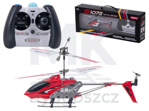Helikopter zdalnie sterowany na pilota RC SYMA S107G czerwony Helikopter zdalnie sterowany na pilota RC SYMA S107G czerwony
