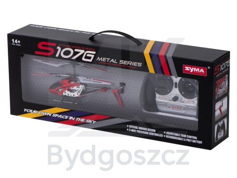 Helikopter zdalnie sterowany na pilota RC SYMA S107G czerwony Helikopter zdalnie sterowany na pilota RC SYMA S107G czerwony