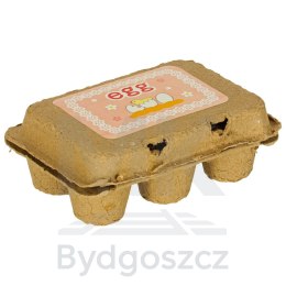 Jajka drewniane montessori do zabawy wyjmowane żółtka