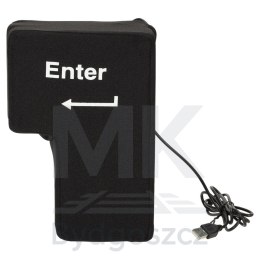 Klawisz ENTER duża antystresowa poduszka USB