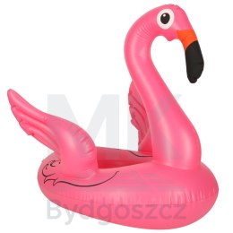 Kółko do pływania dla niemowląt koło pontonik dla dzieci dmuchany z siedziskiem flaming max 15kg 1-3lata