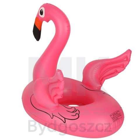 Kółko do pływania dla niemowląt koło pontonik dla dzieci dmuchany z siedziskiem flaming max 15kg 1-3lata Kółko do pływania dla niemowląt koło pontonik dla dzieci dmuchany z siedziskiem flaming max 15kg 1-3lata
