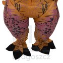 Kostium strój karnawałowy przebranie dmuchany dinozaur T-REX Gigant brązowy 1.5-1.9m