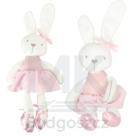 Maskotka pluszowa pluszak przytulanka królik zajączek w różowej sukience 42cm Maskotka pluszowa pluszak przytulanka królik zajączek w różowej sukience 42cm