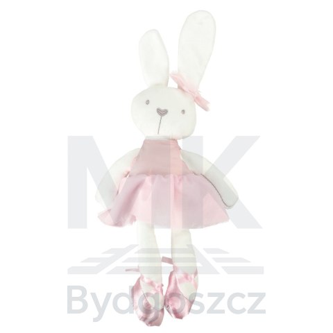Maskotka pluszowa pluszak przytulanka królik zajączek w różowej sukience 42cm Maskotka pluszowa pluszak przytulanka królik zajączek w różowej sukience 42cm