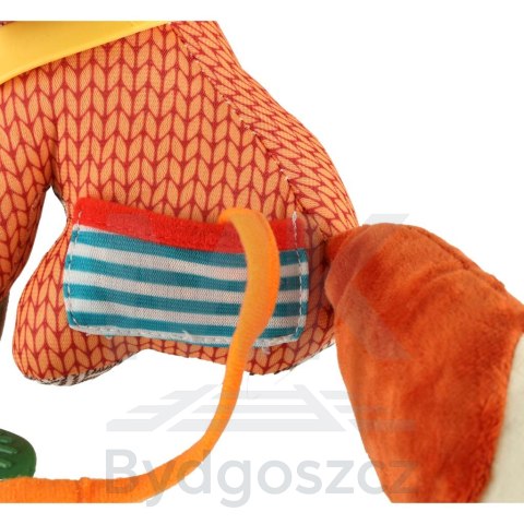 Maskotka sensoryczna zawieszka do wózka lisek Maskotka sensoryczna zawieszka do wózka lisek