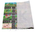 Mata edukacyjna do zabawy miasto ulica + znaki drogowe wodoodporna kolorowa 130x100cm