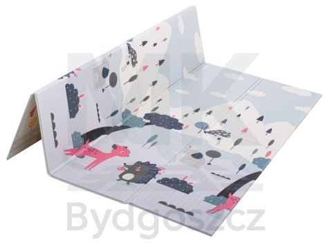 Mata edukacyjna piankowa dwustronna składana ulica las 177 x 158 cm