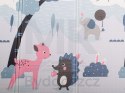 Mata edukacyjna piankowa dwustronna składana ulica las 177 x 158 cm