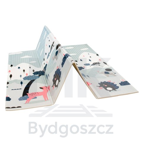 Mata edukacyjna piankowa dwustronna składana ulica las 177 x 158 cm