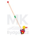 Pchacz na kiju kaczka spacerowa drewniana