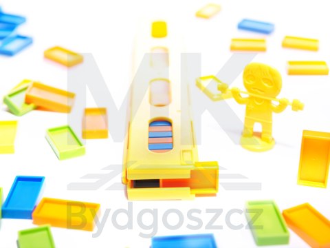 Pociąg Lokomotywa Kolejka Układająca Domino Zabawka na Prezent dla Dzieci Pociąg Lokomotywa Kolejka Układająca Domino Zabawka na Prezent dla Dzieci