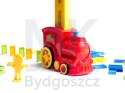 Pociąg Lokomotywa Kolejka Układająca Domino Zabawka na Prezent dla Dzieci