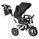 Rowerek trójkołowy Trike Fix V3 rower spacerówka 3w1 obracany 360 wolne koło czarny