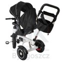 Rowerek trójkołowy Trike Fix V3 rower spacerówka 3w1 obracany 360 wolne koło czarny