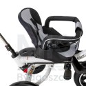 Rowerek trójkołowy Trike Fix V3 rower spacerówka 3w1 obracany 360 wolne koło czarny